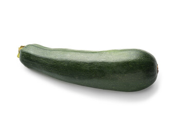 Fresh zucchini on white background