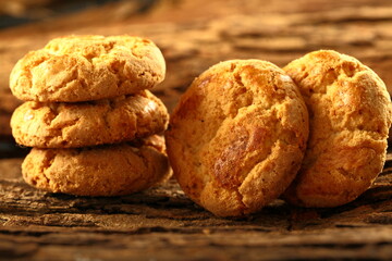 Homemade oven fresh sugar free, less oatmeal cookies.