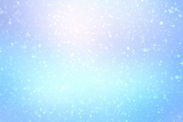 Bright blue snow soft textured background. Winter day natural abstract illustration.