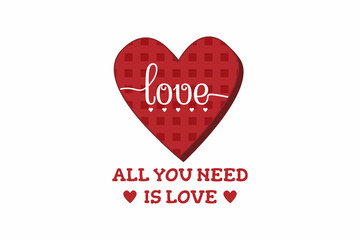 All you need is love,mockup cute merchandise mockup