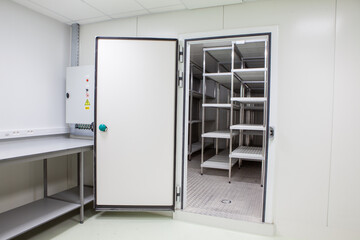 Large fridge designed as a workspace