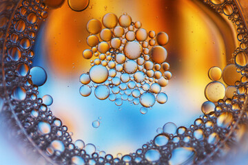 Abstract of water and oil 