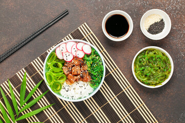 Hawaiian tuna poke bowl