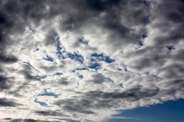 blue sky with clouds