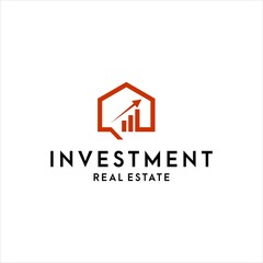 Modern Real Estate and Investment Logo Design, Featuring Home and Roof Symbol for Property and Construction Branding