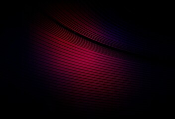 Dark Pink, Red vector backdrop with bent lines.