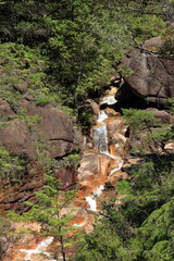 湖南アルプス山中の滝