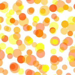 Seamless pattern with colorful dots. Vector
