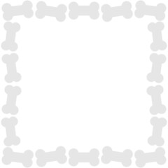 ホネのフレーム　正方形
