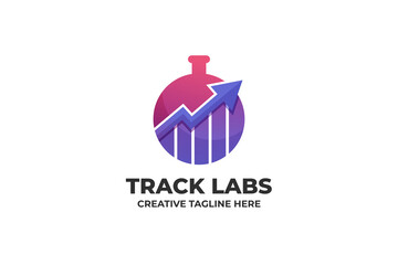 Finance Laboratory Trade Exchange Gradient Logo