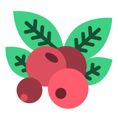 berries flat icon