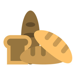 bread flat icon