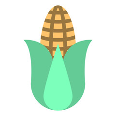 corn flat icon