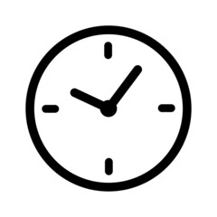 time ten o'clock icon vector