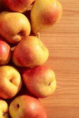 Fresh juicy pears.