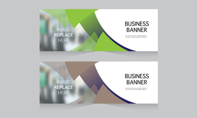 Naklejka premium corporate business banner design