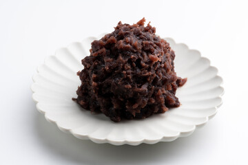 餡子　白バック