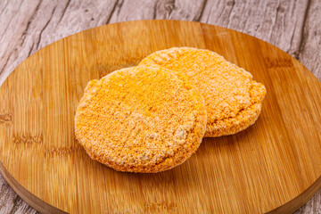 Raw chicken cutlet for roast