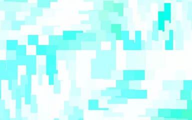 Light Green vector pattern in square style.