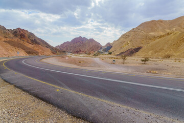 Nahal Shlomo (desert valley). Eilat Mountains