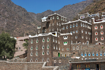 The historic village Rijal Almaa, Saudi Arabia