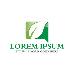 nature talk logo , environment logo