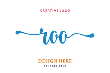 ROO lettering logo is simple, easy to understand and authoritative