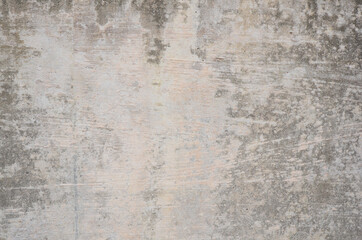 Old pink cement wall texture background. Grunge concrete wall backdrop with plaster.	
