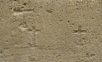 Stone carved crosses