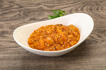 Caucasian cuisine - Mangal salad with vegetables