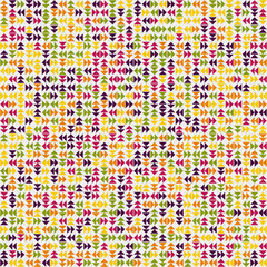 Abstract Geometric Pattern generative computational art illustration