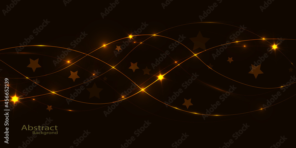 Poster abstract background with bright light effects for vector illustration.