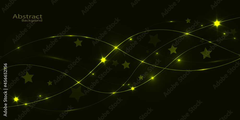 Poster abstract background with bright light effects for vector illustration.