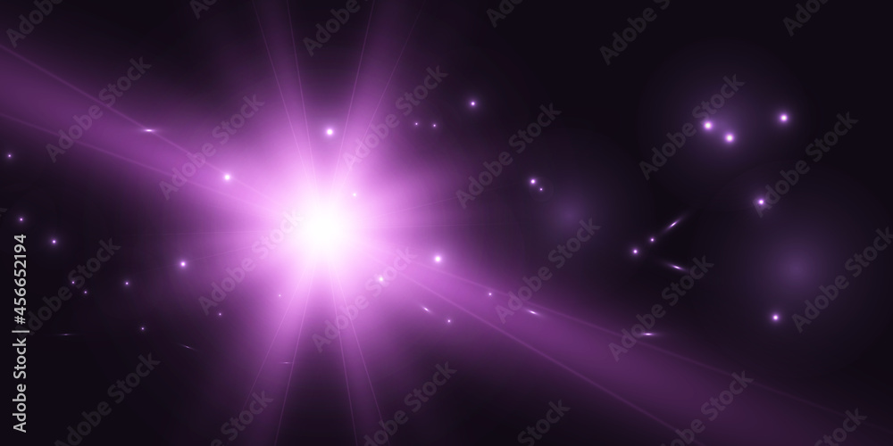 Poster abstract background with bright light effects for vector illustration.