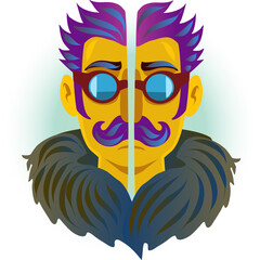 character of an adventurer who is a divided person