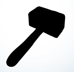 Big old hummer. Vector drawing