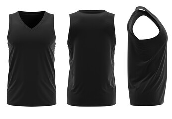 3D rendered basketball tank top.
