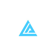 letter AP logo design vector icon template