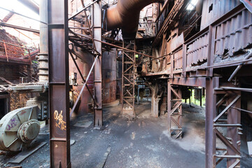 plant room with machine tools