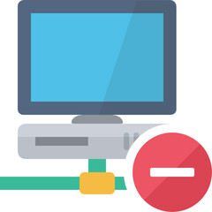 computer monitor desktop network connection