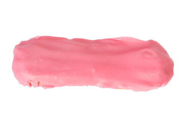 Pink eclair isolated