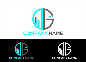 Financial & Accounting Logo or Icon Design Vector Image Template