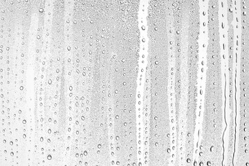 white background water drops on glass, abstract design overlay wallpaper