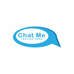 Buble chat icon Vector Illustration design Logo template