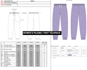 Women's Pajama tech pack
