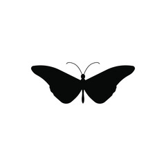 Butterfly vector icon. insect illustration sign. moth symbol.