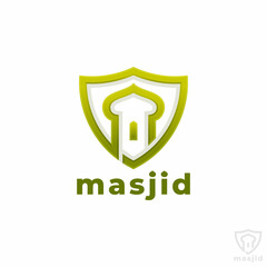 Masjid - Islamic Mosque logo Template