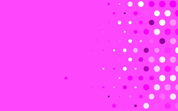 Light Purple vector Illustration with set of shining colorful abstract circles.