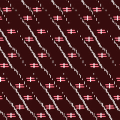 Japanese Diagonal Wave Line Vector Seamless Pattern