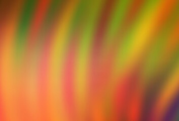 Light Red, Yellow vector abstract bright pattern.